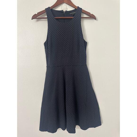 Banana Republic Polka Dot Sleeveless A-Line Dress - Size 0 - Picture 1 of 3